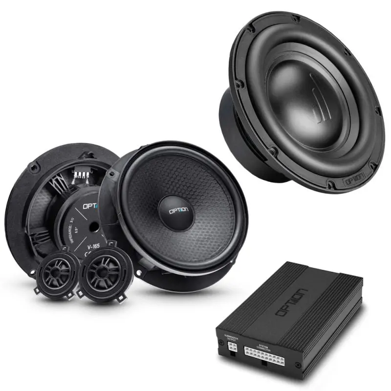 OPTION SET-157 – Kit Audio DSP Seat/Cupra Ateca Beats (avec LWL) – Amplificateur + Subwoofer + Haut-Parleurs Avant