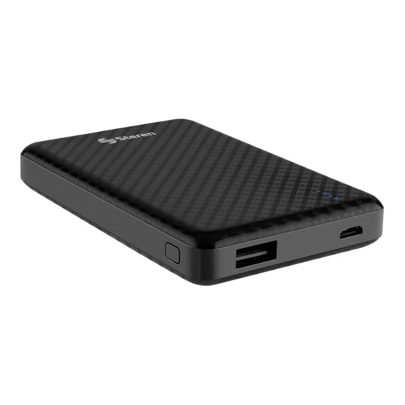 Steren Power Bank Batería Externa Alámbrica 5,000mAh, MOV-1058