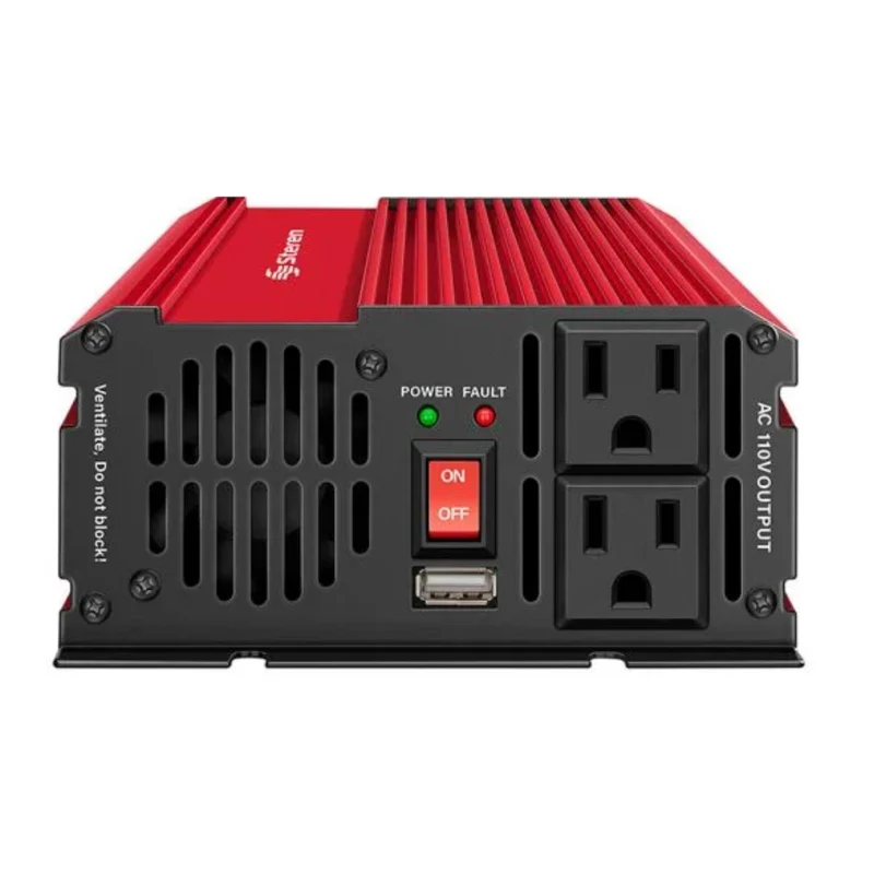 Steren Inversor de Voltaje para Carro de 1500W 12VCD a 110V, INV-1500