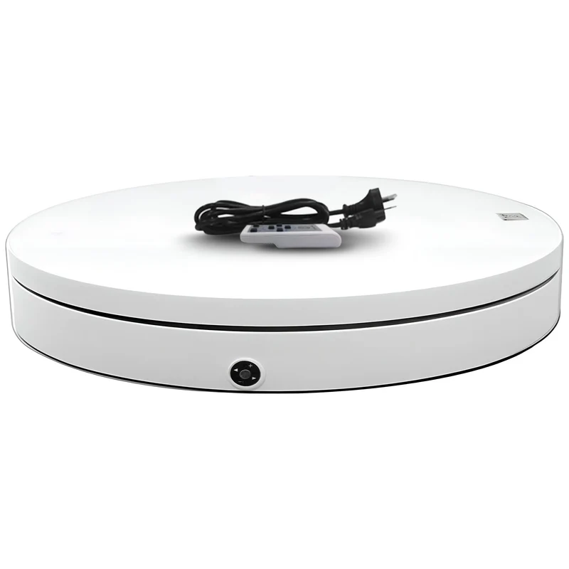 Christabelle 80cm 200kg Commercial Electric Shop Turntable Platform (White)