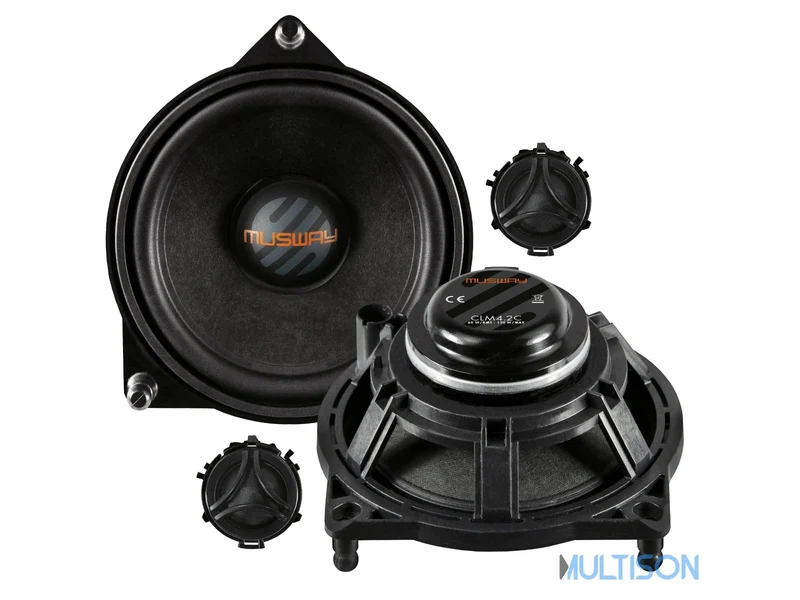MUSWAY CLM4.2C - Haut-parleurs Plug & Play Mercedes Classe C GLC et E