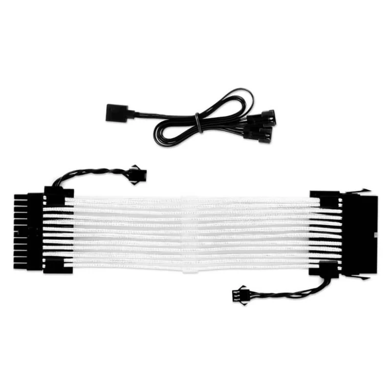 Sharkoon Cable de Extensión Gaming RGB Shark Xtend 24, 24.5cm