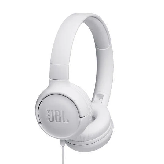 JBL Tune 500 | Écouteurs filaire supra-auriculaires - Blanc