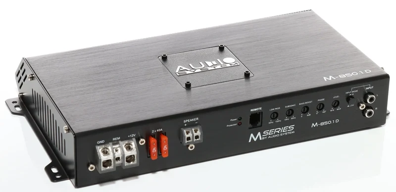 AUDIO SYSTEM M-850.1 D – Amplificateur Mono Digital – 850 W RMS – SMD Technologie
