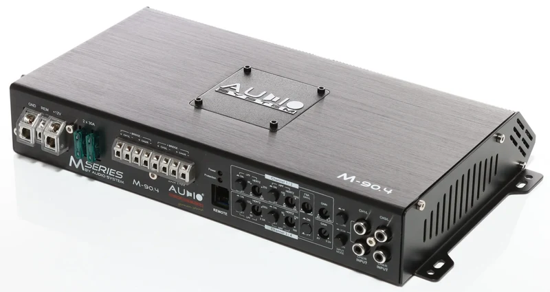 AUDIO SYSTEM M-90.4 – Amplificateur 4 Canaux Classe A/B – 640 W RMS – SMD Technologie