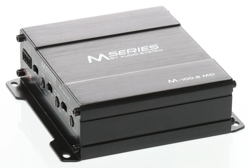 AUDIO SYSTEM M-100.2 MD – Amplificateur 2 Canaux Micro-Digital – 150 W RMS – 2 Ohms
