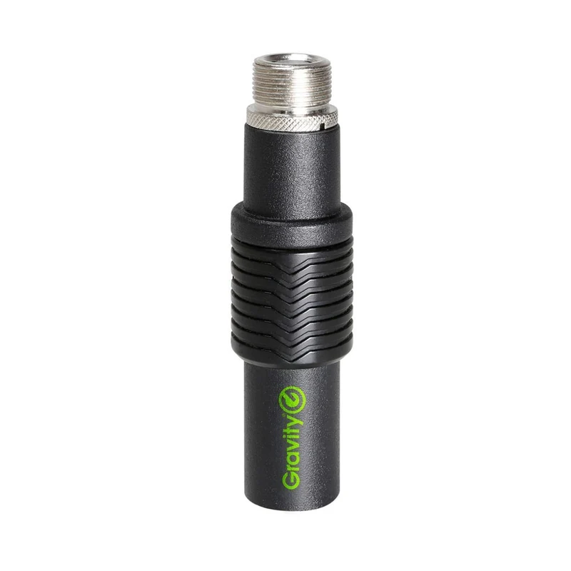 Gravity MSQC1B Quick 90mm Aluminium Coupler For Mic Clips & Boom Arms Black