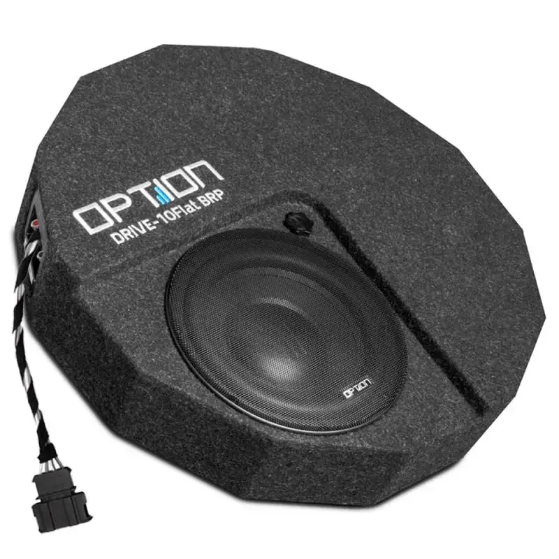 OPTION SUB-126 – Subwoofer Plug & Play VW Golf 8 Harman Kardon | Drive10-Flat 25 cm, 300 W RMS