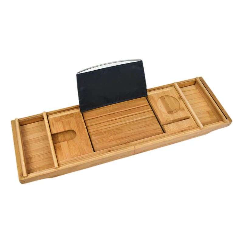 Miomu Soporte de Bambú Plegable para Bañera