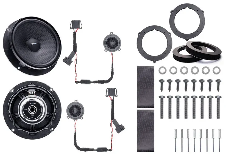 OPTION SET-135 – Système audio complet Cupra Formentor (4CH Standard) avec DSP, haut-parleurs avant et arrière + subwoofer