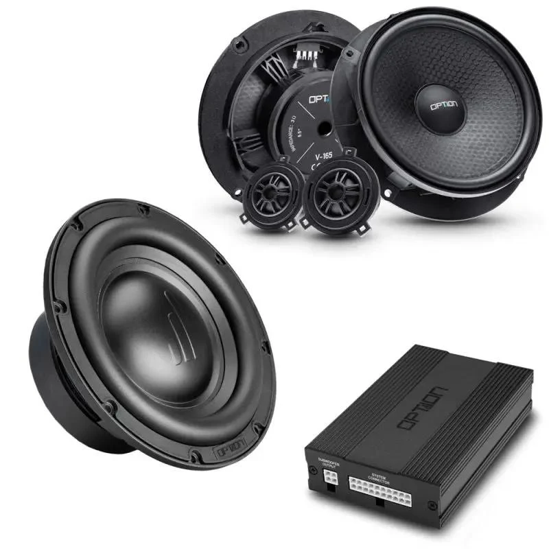 OPTION SET-126 – Seat Ateca / Cupra Ateca (Beats sans LWL) – DSP + Front-Lautsprecher + Subwoofer