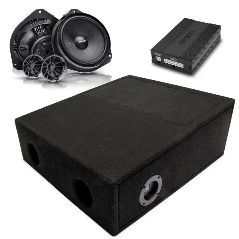 OPTION SET-120 – Fiat Ducato 9 V2 | DSP6 + Haut-parleurs + Subwoofer Rock-2 | Plug & Play