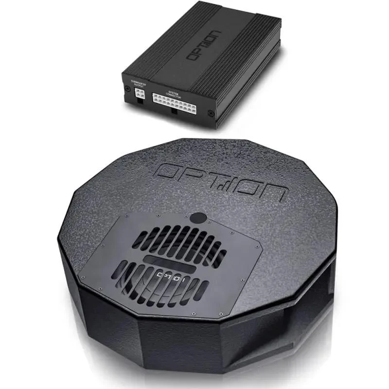 OPTION SET-112 – Seat Leon 5F (sans système audio) | Kit Audio DSP avec Subwoofer dans la Roue de Secours