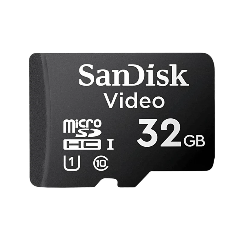 SanDisk Tarjeta de Memoria 32 GB MicroSD con Adaptador, SDSDQAS4-032G-BP