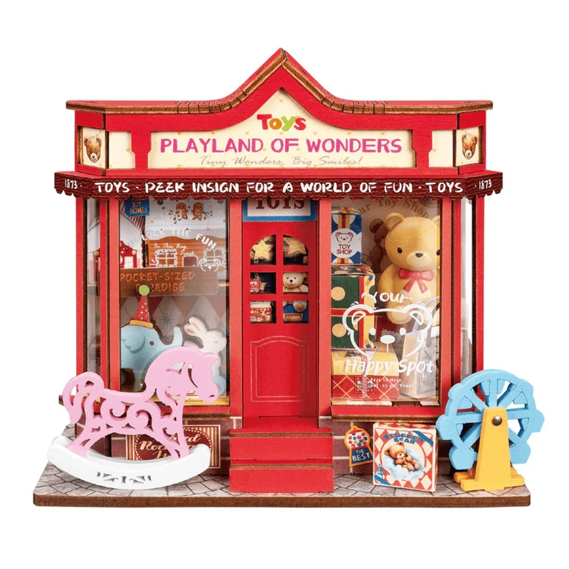 Miomu Rompecabezas de Madera 3D Juguetería Whimsy Robotime