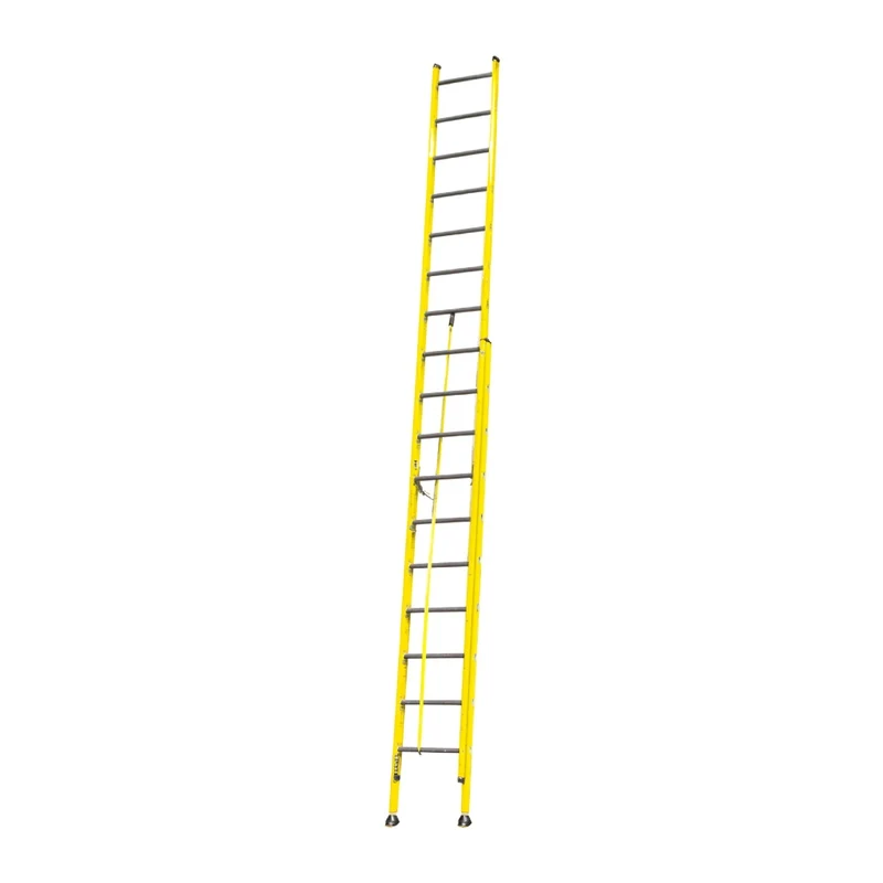 Wadfow Escalera de Fibra de Vidrio Extensible 2x12 Escalones 150 Kg, WLD0924