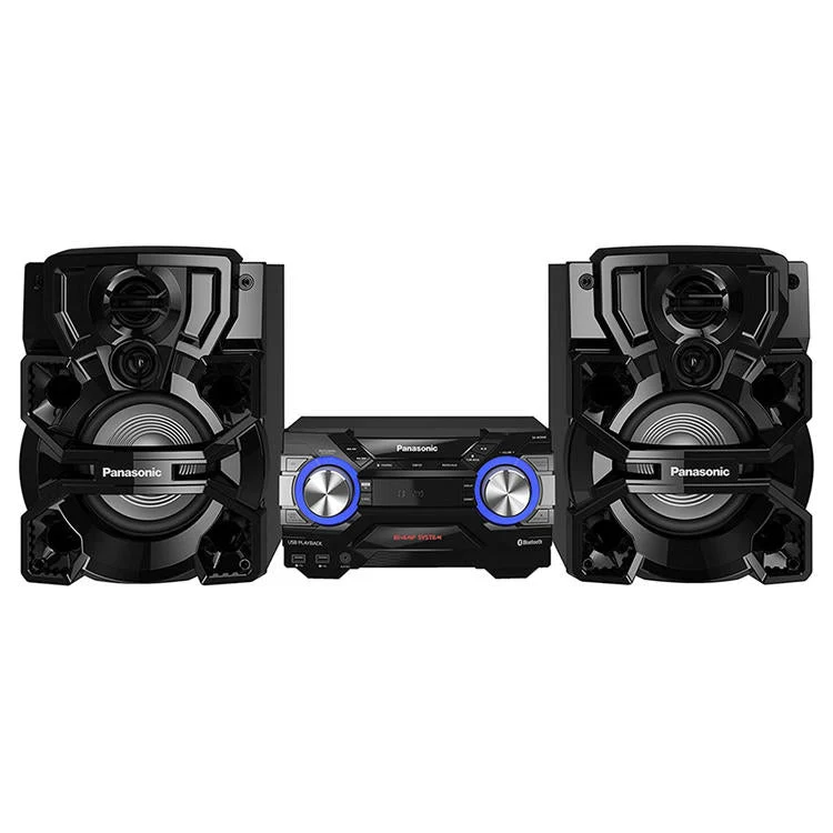 Panasonic SC-AKX640K | Chaîne Stéréo CD - Bluetooth - AIRQUAKE BASS - Bi-Amp - DJ Jukebox - Éclairage LED multicolore