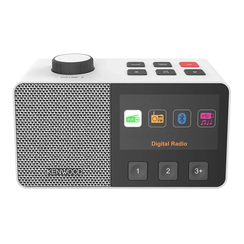 Kenwood CR-M70DAB-W – Radio portable FM/DAB+ Bluetooth 5.3 avec écran couleur 4,3"
