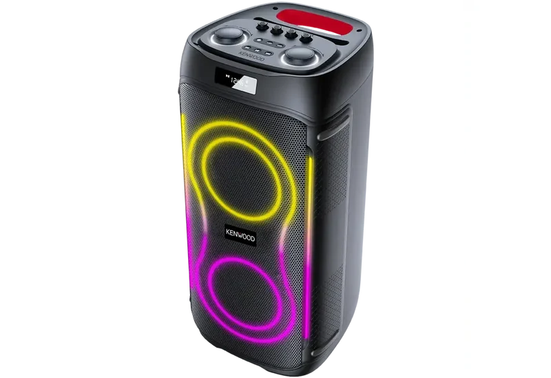 Kenwood AS-P400BT – Enceinte portable Bluetooth 100W avec effets lumineux