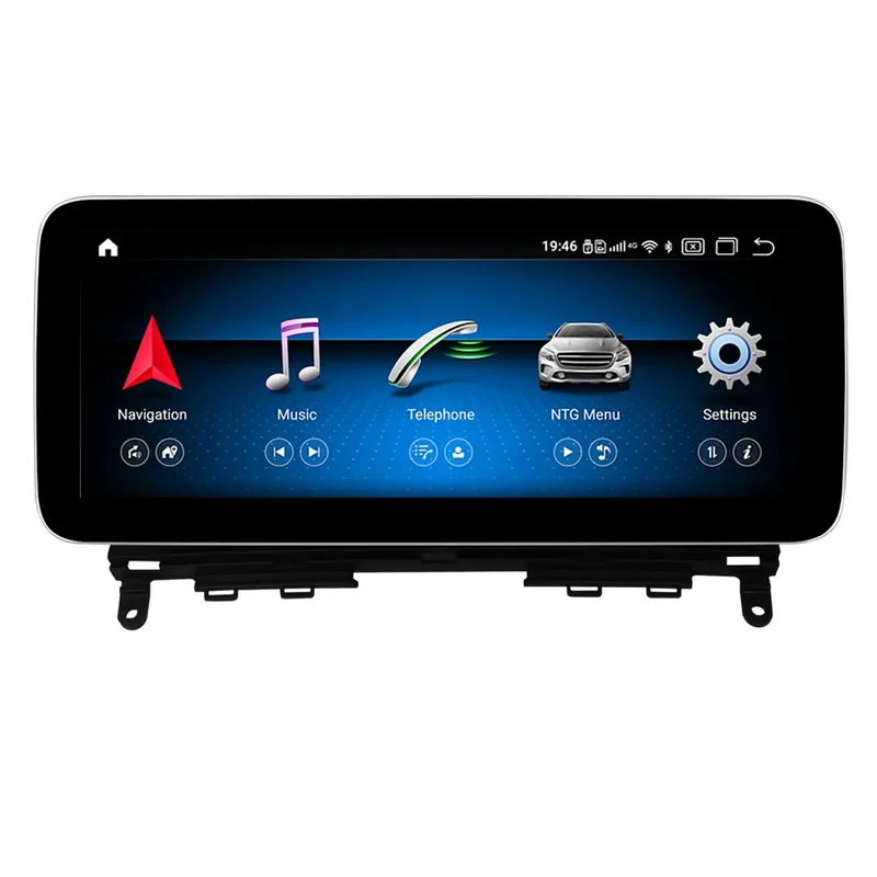 JF SOUND JF-032MCO-NTG4.0 – Écran multimédia Android 12” 4G GPS pour Mercedes Classe C W204 / S204 (2007–2009)
