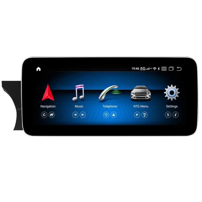 JF SOUND JF-032MCO-NTG4.5 – Écran multimédia Android 12” 4G GPS pour Mercedes Classe C (2010–2012)