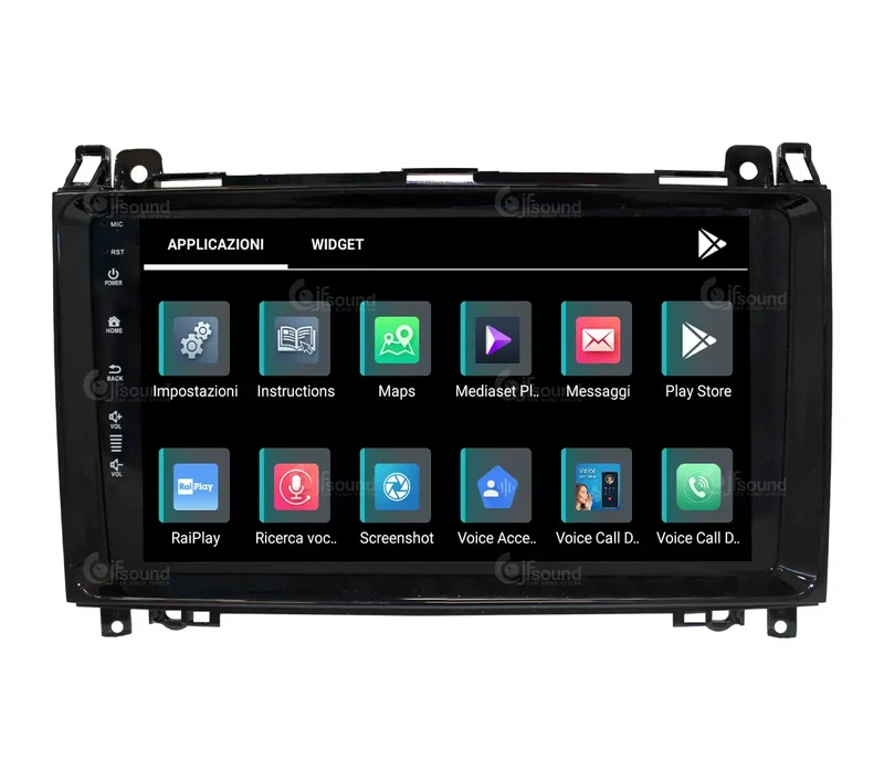 JF SOUND JF-039MA-X9C-PRO – Autoradio Android GPS 4G pour Mercedes Classe A W169 / Classe B W245 2004-2012
