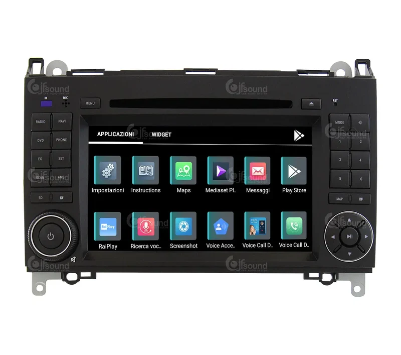 JF SOUND JF-037MB-X9C-PRO – Autoradio Android GPS 4G pour Mercedes Classe A/B 2004-2012