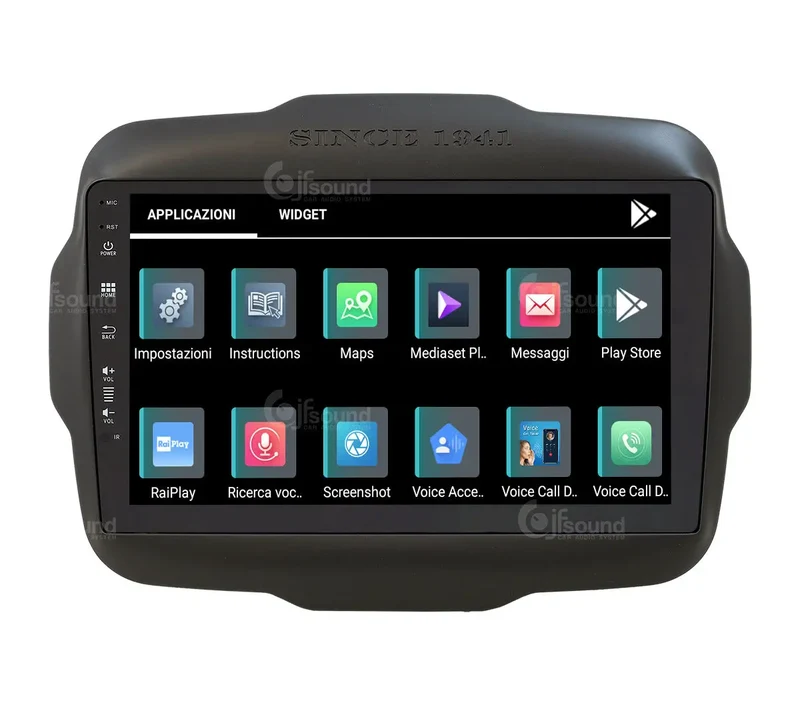 JF SOUND JF-039JR-X9C-PRO – Autoradio Android GPS 4G pour Jeep Renegade 2014