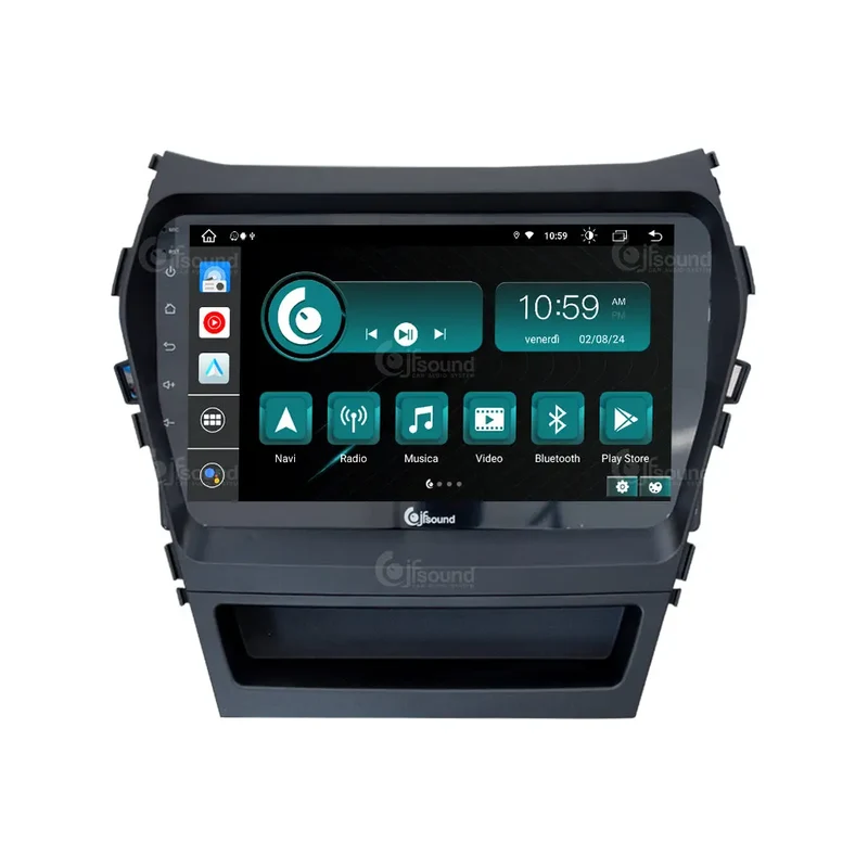JF SOUND JF-039HS-X9C-1-PRO – Autoradio Android 9” haut de gamme pour Hyundai Santa Fe