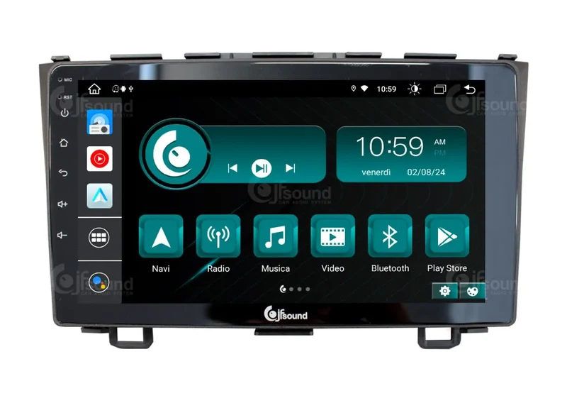 JF SOUND JF-139HV-X9C-PRO – Autoradio Android 9” 4G CarPlay / Android Auto pour Honda CR-V