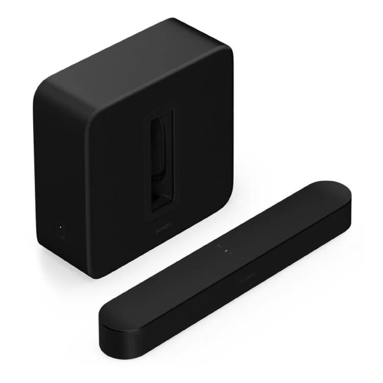 Sonos | Premium Entertainment Set with Beam + Sub 4 - Sans fil - Wi-Fi - Noir