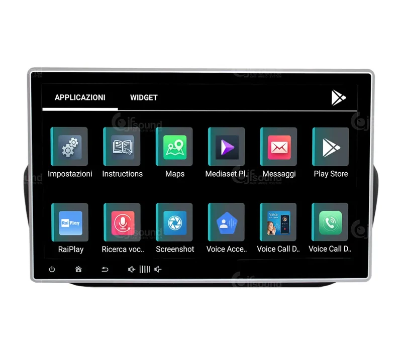 JF SOUND JF-011-X9C-FF-PRO – Autoradio Android 4G avec DSP et caméra de recul pour Fiat Fiorino (depuis 2007)