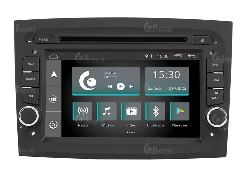 JF SOUND JF-037FD-X7C-PRO – Autoradio Android 7" avec navigation pour Fiat Doblò (2015–2022)