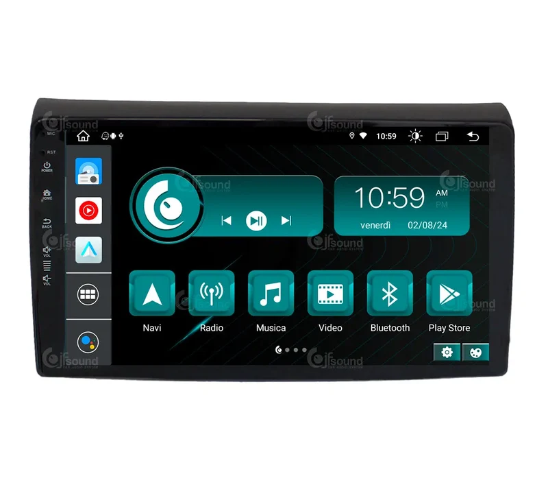 JF SOUND JF-039FB-X9C-PRO – Autoradio Android 9" avec navigation et 4G pour Fiat Bravo (2007–2014)