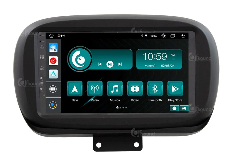 JF SOUND JF-031FX-X9C-PRO – Autoradio Android 7" avec navigation pour Fiat 500X (2014 et +)