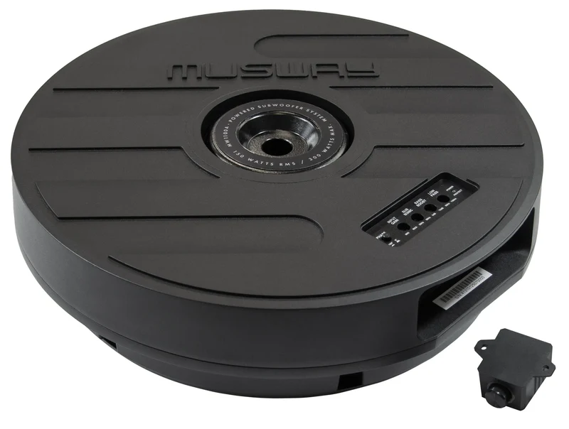 MUSWAY MW1100A – Subwoofer actif 28 cm (11") pour emplacement roue de secours