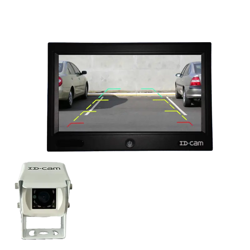 ID CAM ID710HDWB – Kit moniteur 7" et caméra de recul blanche HD