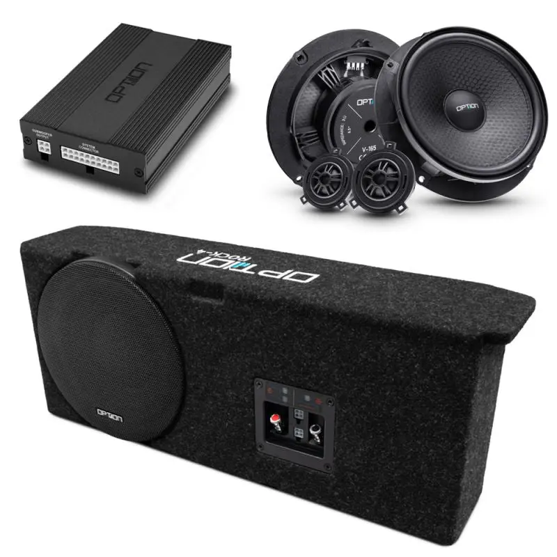 OPTION SET-332 – Système audio DSP avec amplificateur, subwoofer et haut-parleurs avant pour Cupra Born (2ᵉ génération)