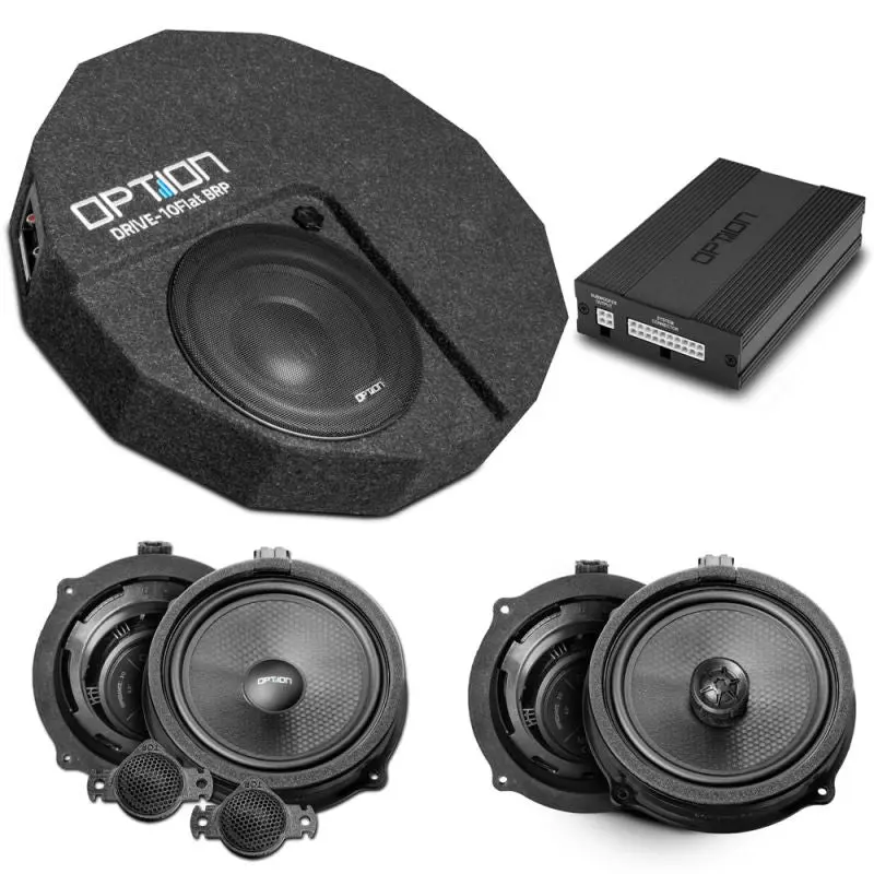 OPTION SET-329 – Système audio complet DSP avec subwoofer roue de secours et haut-parleurs avant/arrière pour KIA Ceed