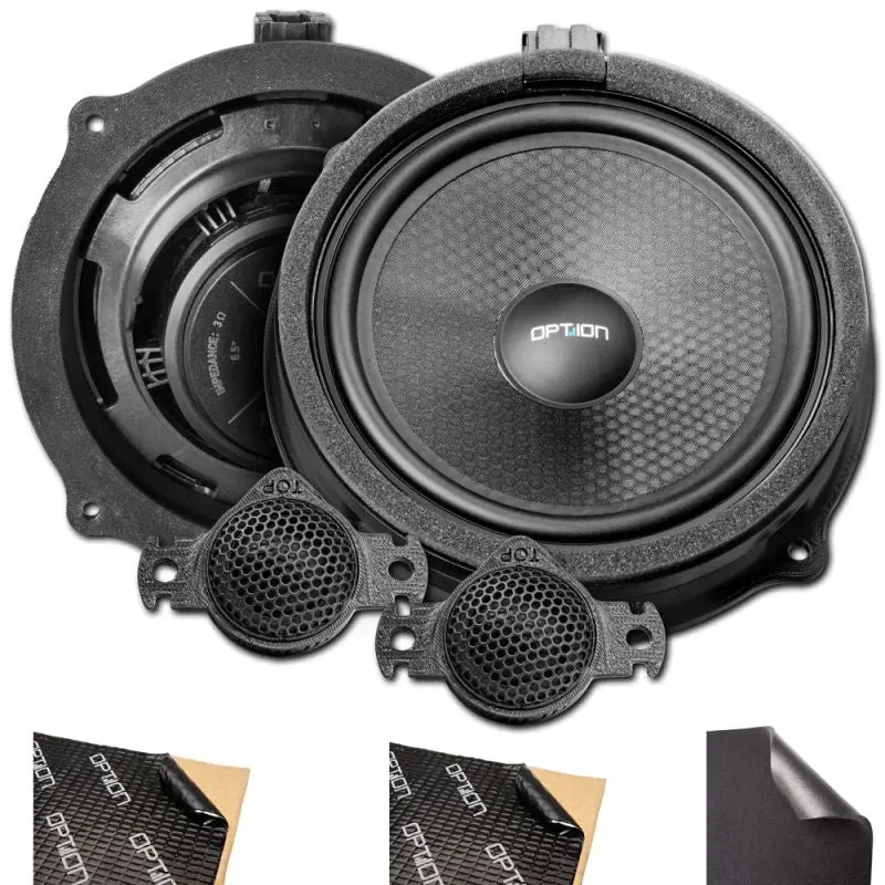 OPTION SET-326 – Kit haut-parleurs avant Plug & Play avec insonorisation pour KIA Ceed (CD)