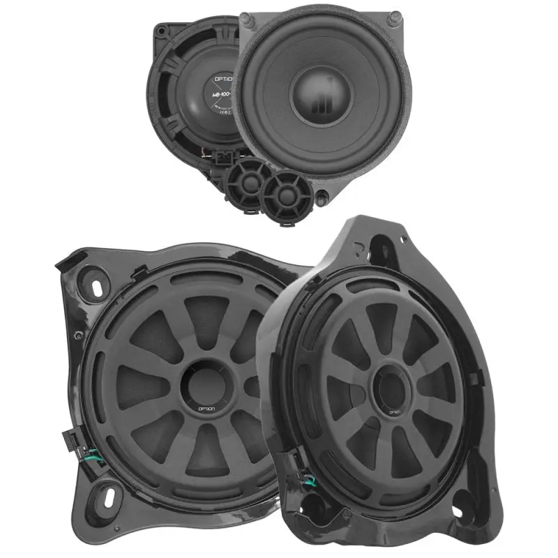 OPTION SET-315 – Kit haut-parleurs Plug & Play pour Mercedes GLC 253 avec subwoofers et front system