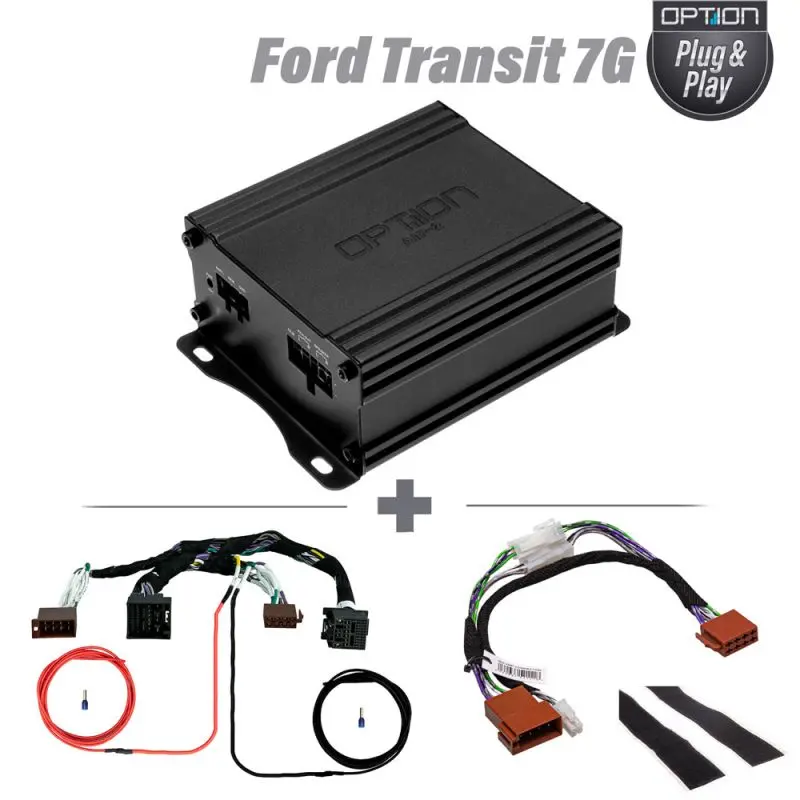 OPTION AIR2-101 – Amplificateur Plug & Play 2 canaux pour Ford Transit 7G