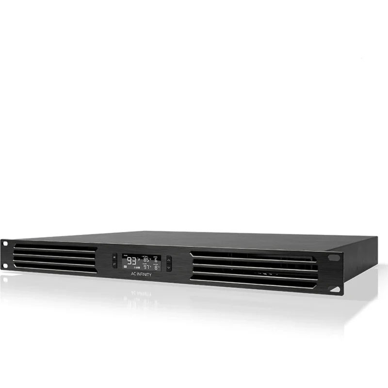 AC Infinity Cloudplate T6 Quiet Rack Cooling Fan System 1U Front Exhaust