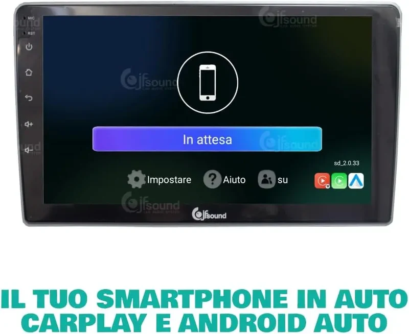 JF SOUND JF-039AM-X7C-PRO – Autoradio Android 9" HD pour Alfa Romeo Mito