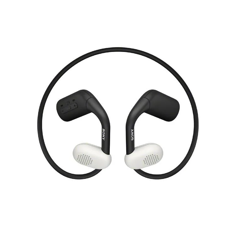 Sony Float Run WIOE610 | Ecouteurs avec micro - Supra-auriculaires - Bluetooth - Sans fil - Noir