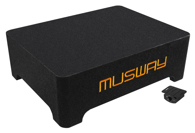 MUSWAY MF108A – Caisson de basses actif extra-plat 20 cm Downfire