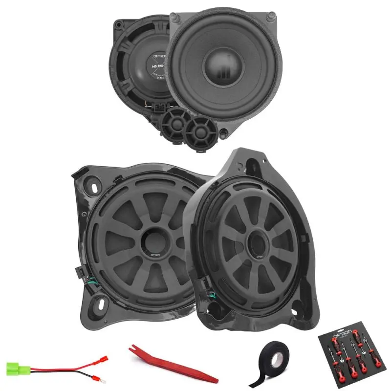 OPTION SET-268 – Pack Haut-parleurs et Subwoofer pour Mercedes C-Klasse (W205) | Plug & Play
