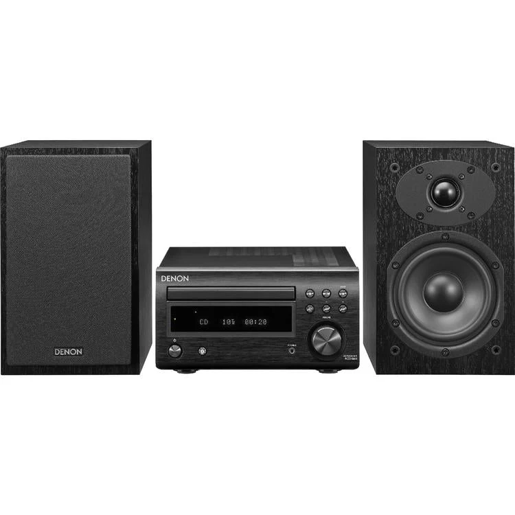 Denon DM-41SBK | Micro-Chaîne Hi-Fi sans fil - 2 Canaux - Bluetooth - Noir