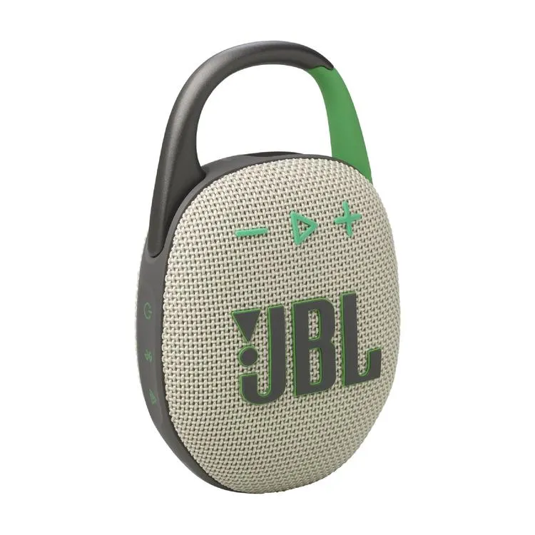 JBL Clip 5 | Haut-parleur à mousqueton portable - Bluetooth - IP67 - Sable