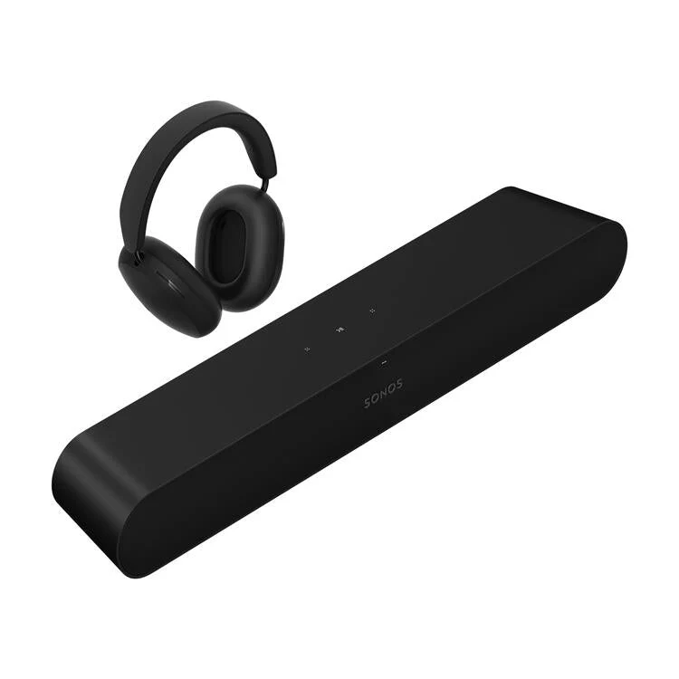 Sonos | Ensemble de divertissement personnel avec Sonos Ray et Sonos Ace - Noir